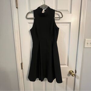 The Impeccable Pig Black Sleeveless Fit & Flare Dress – Size S